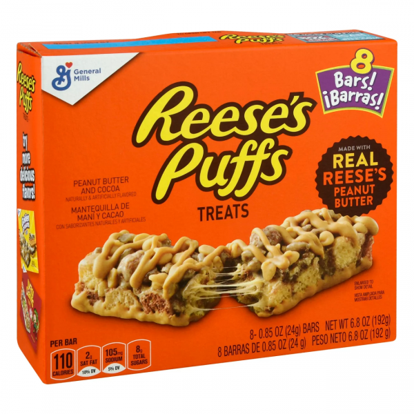 reese's puff treats bars - American candy corner