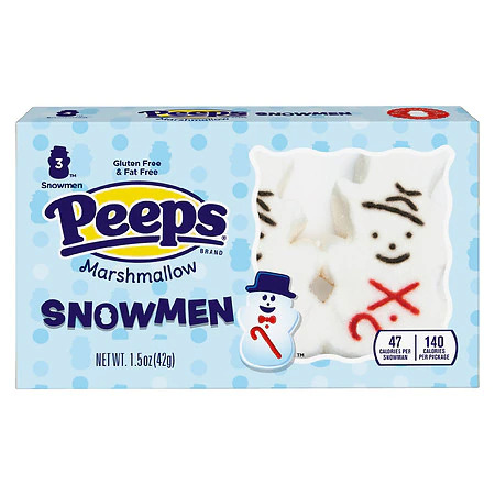 peeps snowmen