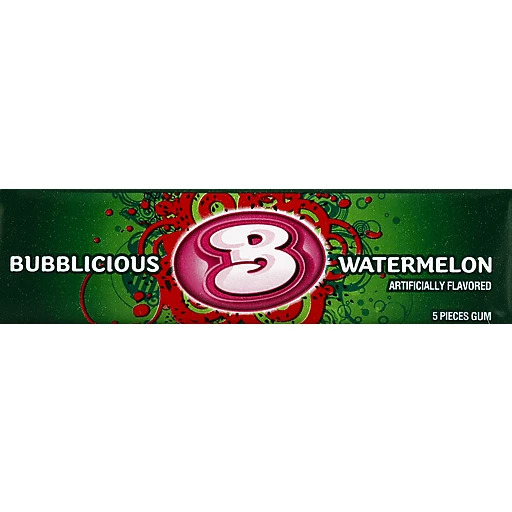 Bubblicious watermelon
