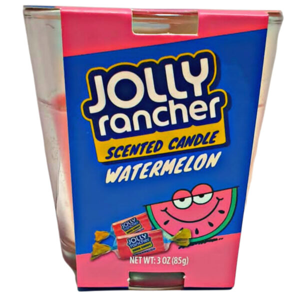 jolly rancher watermelon scented candle