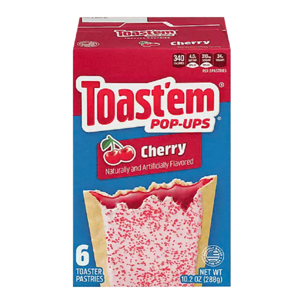 toast'em pop ups-cherry 288g