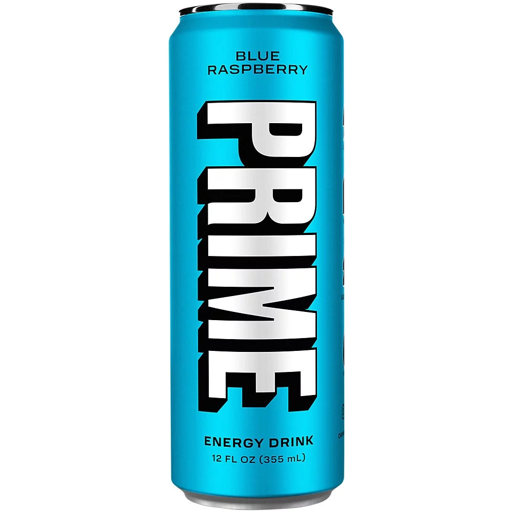 Prime energy drink blue raspberry 355ml